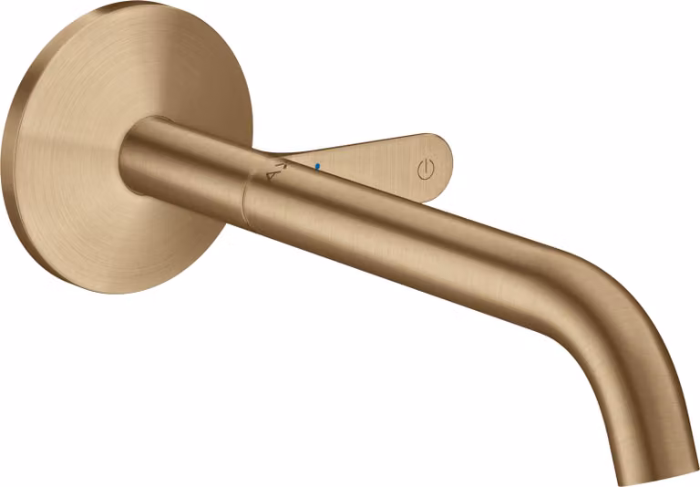 hansgrohe AXOR One Mitigeur de lavabo pour montage mural Select, encastré, saillie 220mm, 48112140, 48112140
