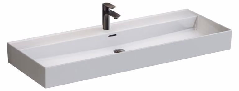 Aqua Bagno Loft Air Lavabo in Vetroceramica 120 cm Mobile lavabo