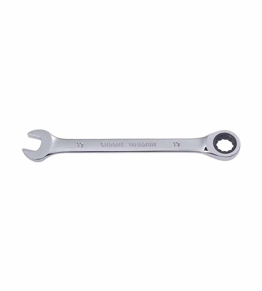 Fervi Chiave a Cricchetto Cromata 9 mm - Lunghezza 150 mm