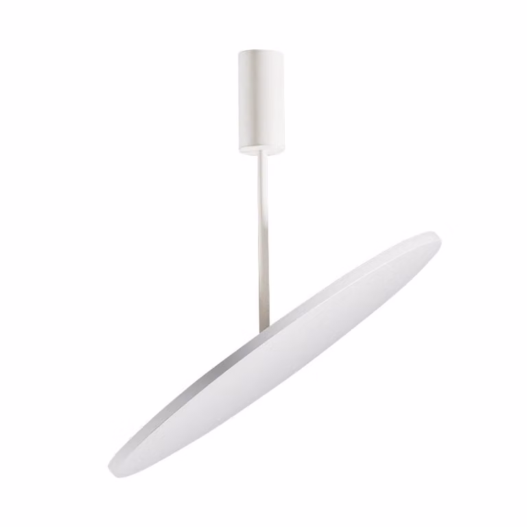 OLEV Plafoniera a LED Fluentis, Bianco / Opale, Soggiorno / Sala da pranzo, Alluminio, Design, Plafoniera LED