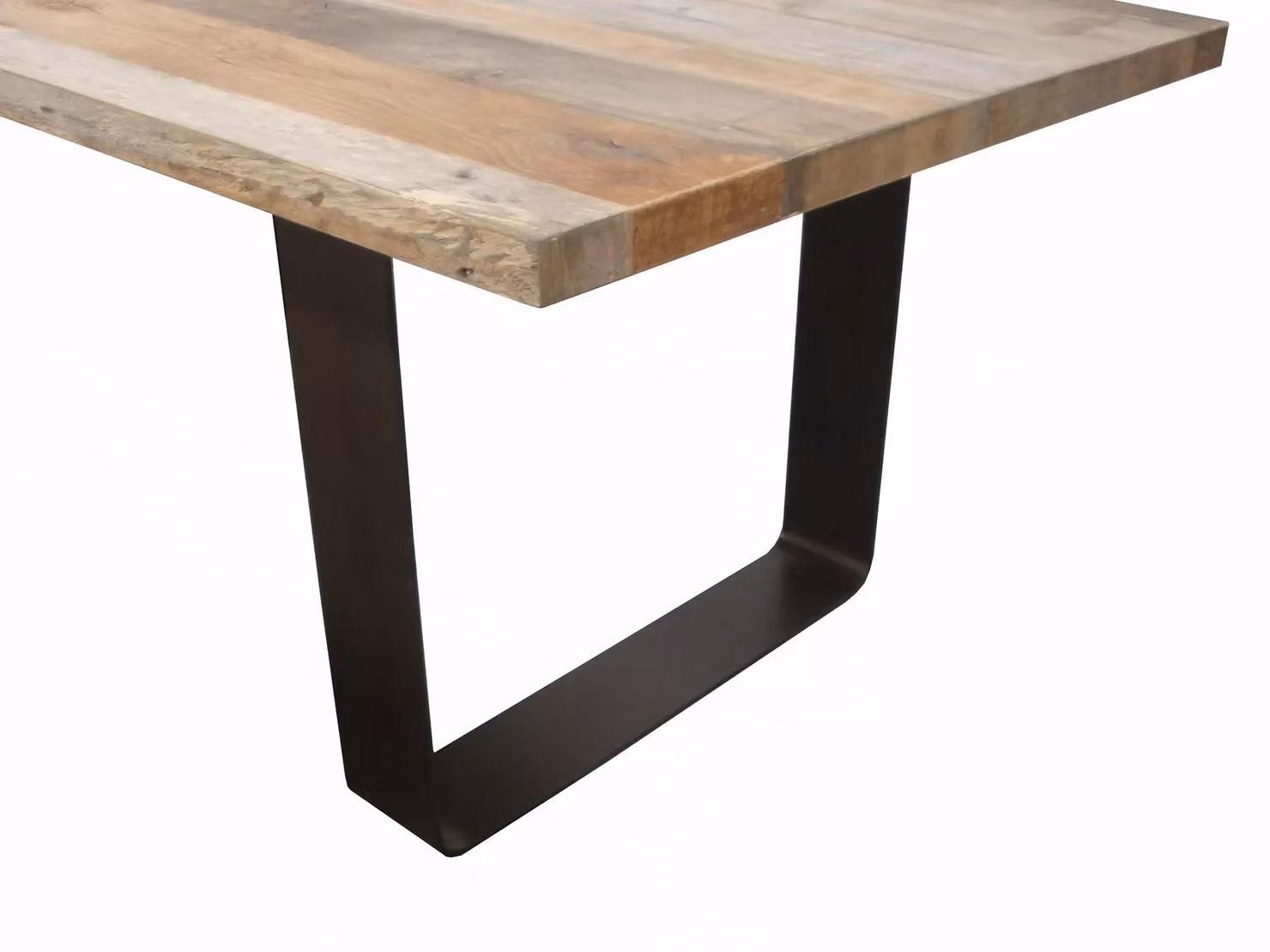 Tavolo fisso rettangolare in legno di ontano cerato Mobili 2G L: 200 cm, P: 78 cm, H: 76 cm – 2