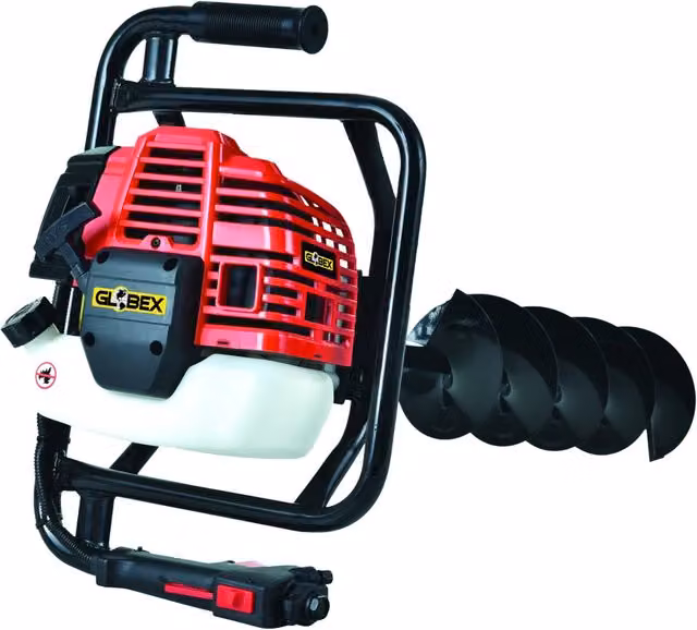 Mototrivella a scoppio Globex Gx 52 M rossa con punta Ø 150 mm