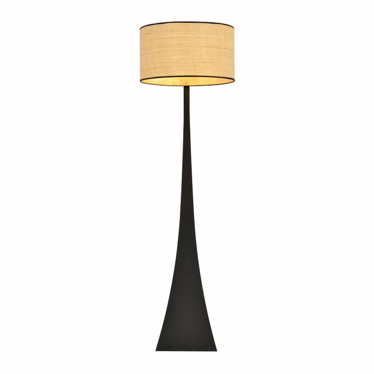 Lampada da terra Emibig 1xE27 60W ESTRELLA LP1 RATTAN 1157/LP1