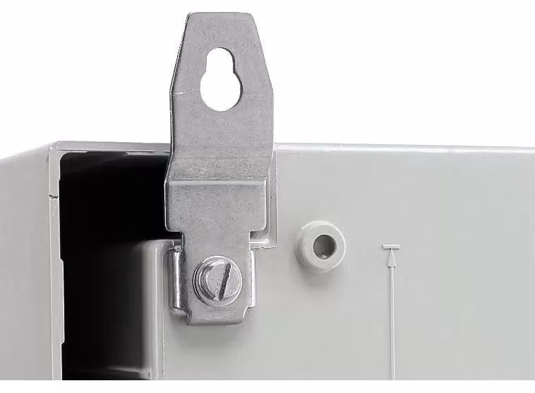 Schneider Electric GmbH Set di staffe da parete in acciaio inox NSYPFXPLM (NSYPFXPLM)