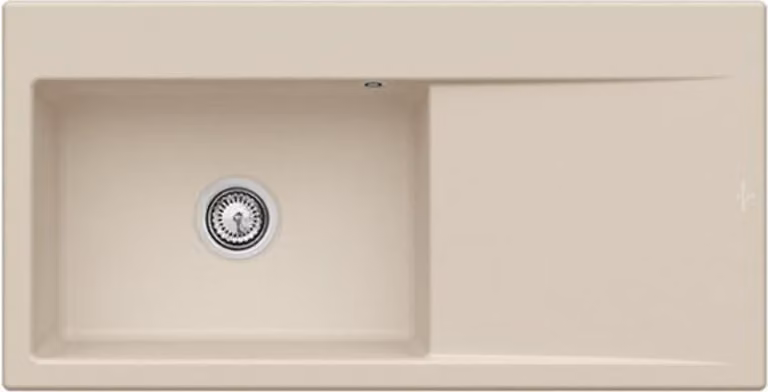 V&B Subway Style 60 lavello sinistro, mandorla CeramicPlus
