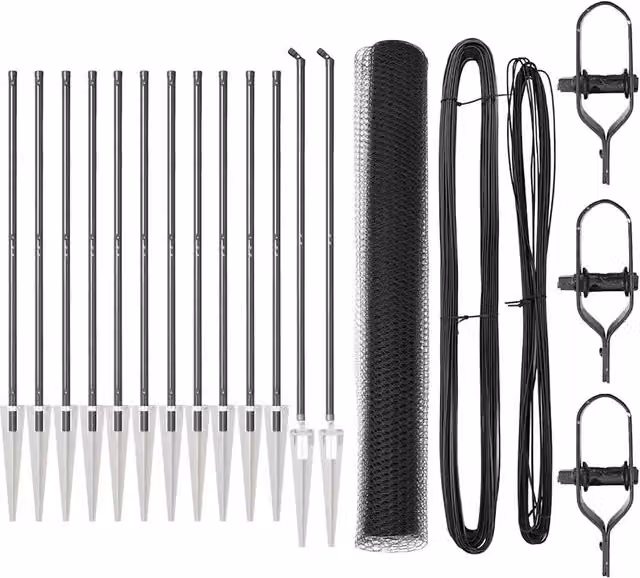 Palo per recinzione in acciaio DESIGN IN Grigio o Nero, H: 120 cm, L: 27 cm, P: 3,2 cm
