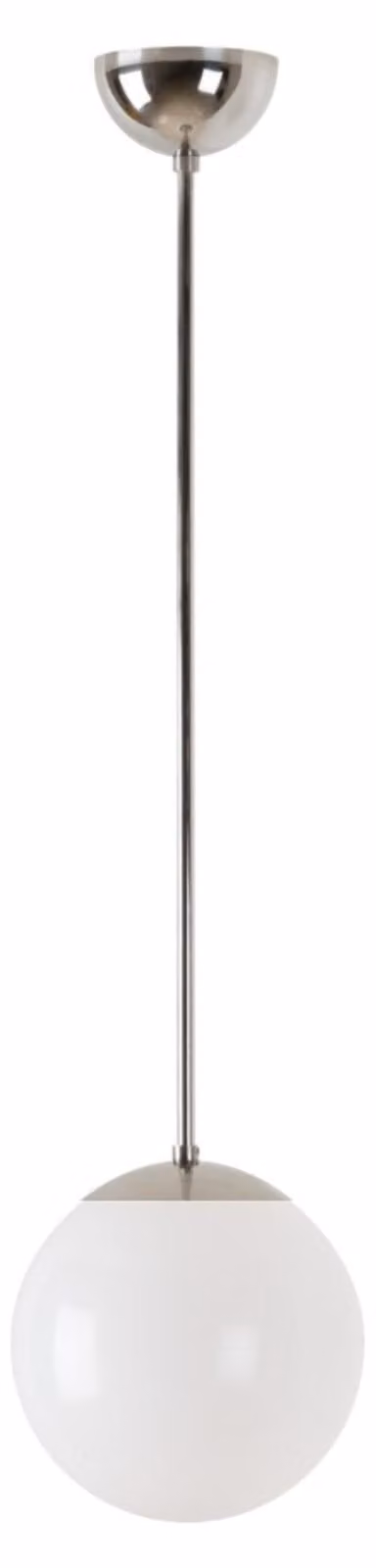 OSMONT ISI72854 ISIS P1 PM Lampada a sospensione in plastica, acciaio inossidabile/bianco, grado di protezione IP40, 4000 K, LED da 8 W