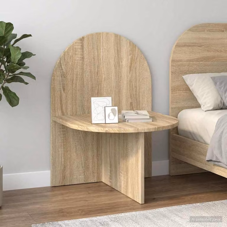 Set di 2 comodini vidaXL in stile moderno, colore Rovere Sonoma, L 48 cm x P 49 cm x H 65 cm