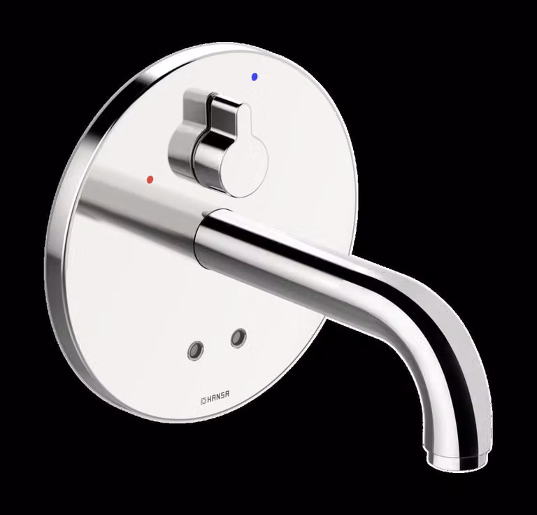 HANSA HANSAELECTRA Mitigeur de lavabo, Bluetooth, sans contact, saillie 170 mm, 81812109, 81812109