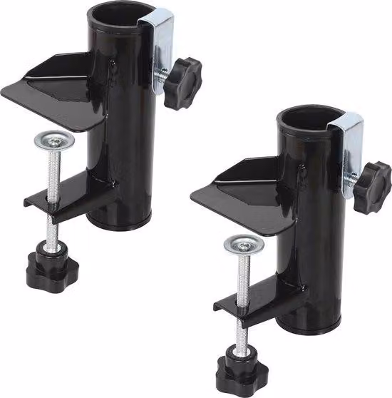 Supporto per ombrellone da balcone in acciaio zincato, per diametri da 25 a 38 mm