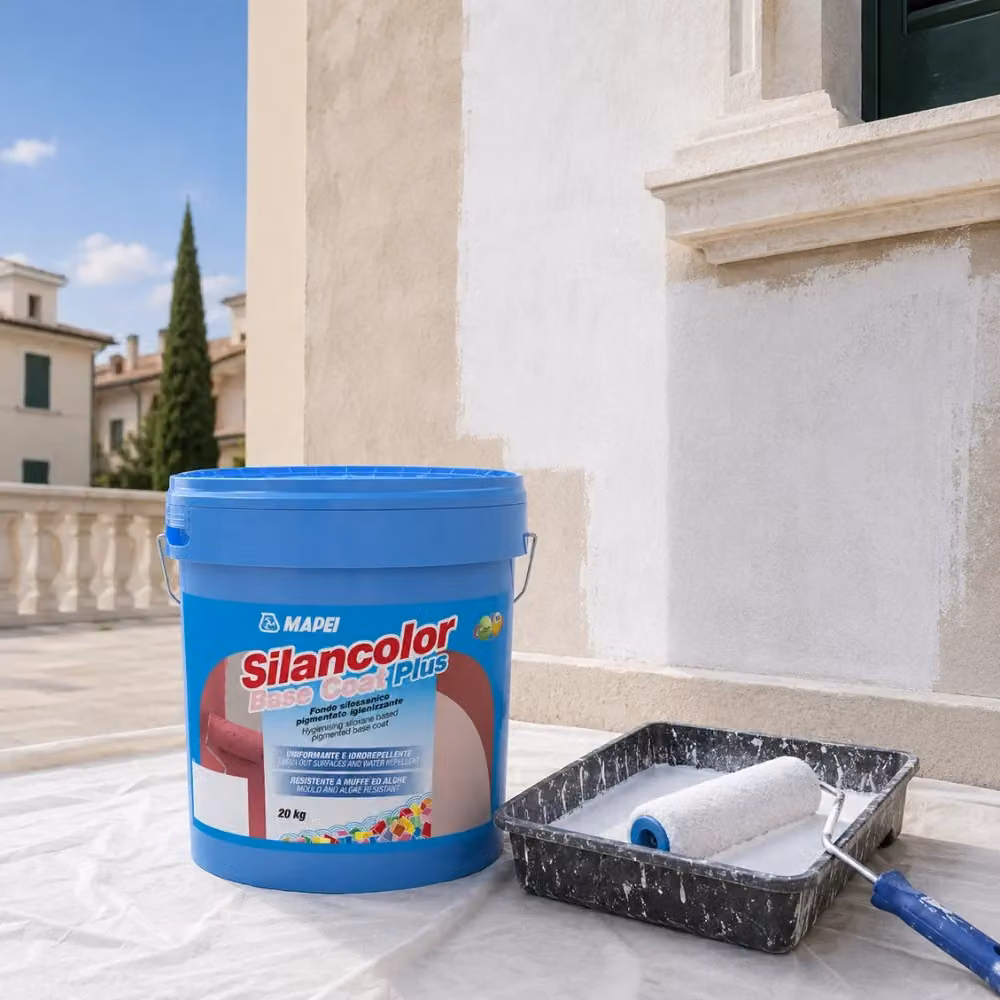 Mapei Silancolor Base Coat Plus Fondo Silossanico Igienizzante e Antimuffa Bianco 20 kg – 2