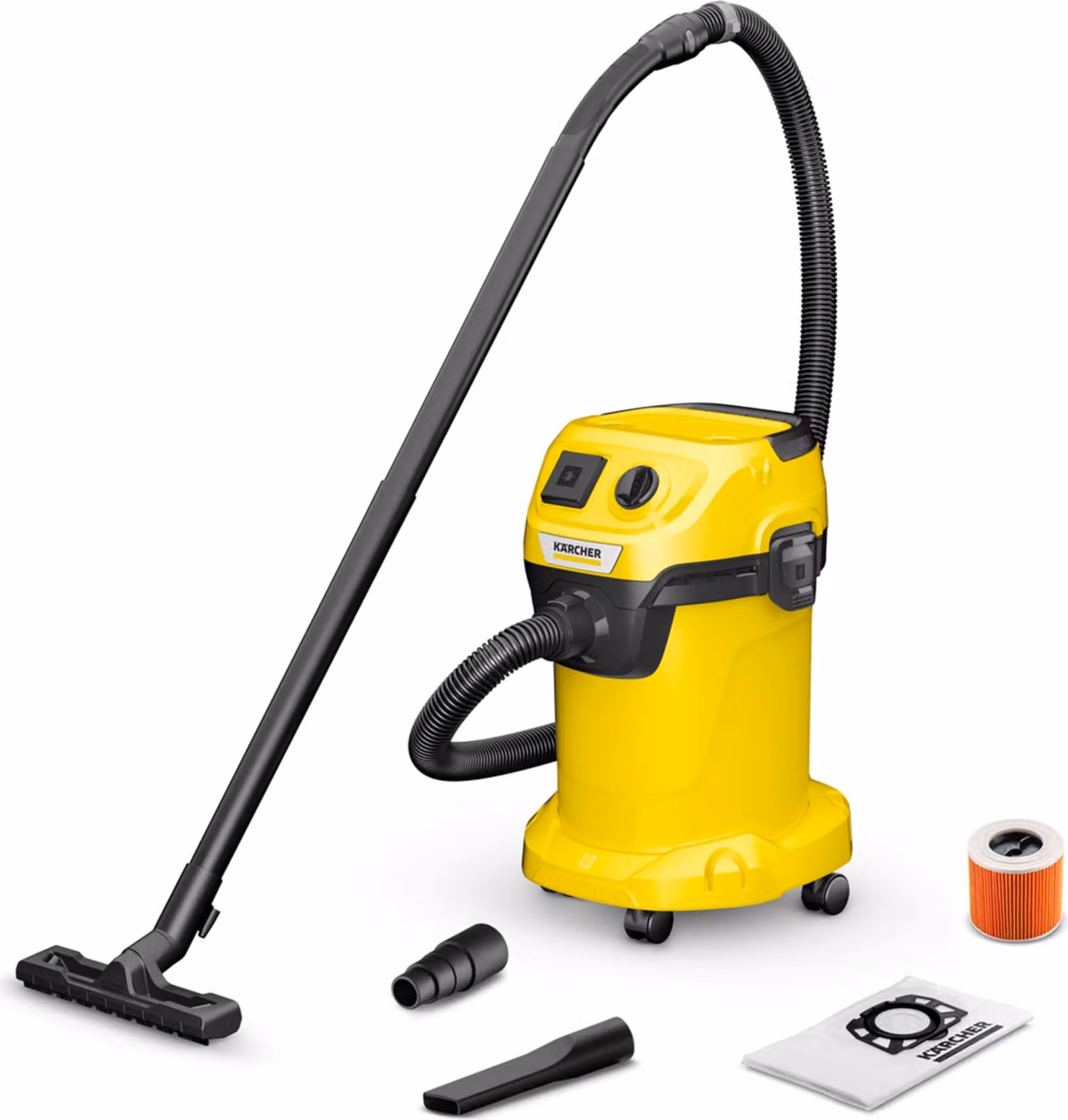 Kärcher WD 3 P V-19/4/20: aspirapolvere a umido/secco versatile per la casa e il lavoro