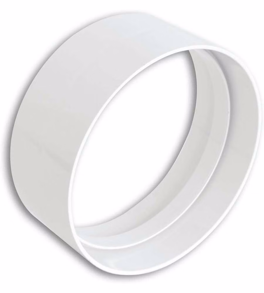 La Ventilazione Giunto in ABS per Aerazione Canalizzata d. 125 mm Bianco