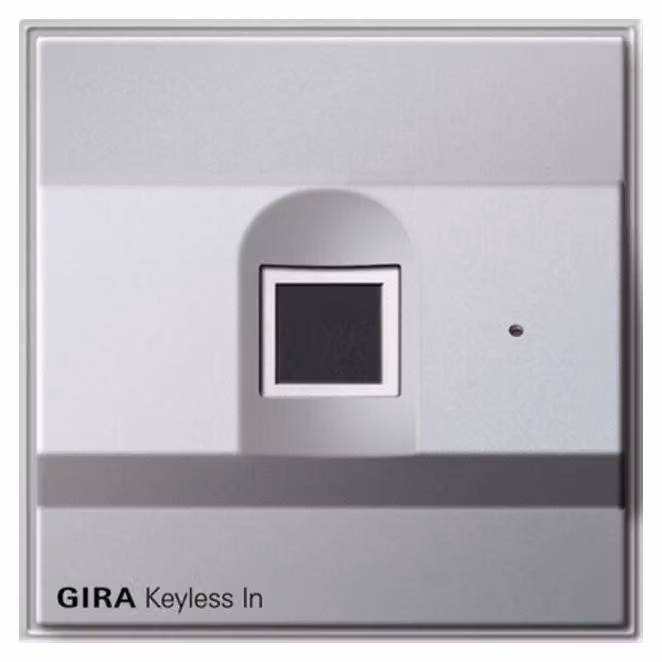 GIRA 261765 Gira Keyless In lettore di impronte digitali Gira TX_44 F alluminio (261765)