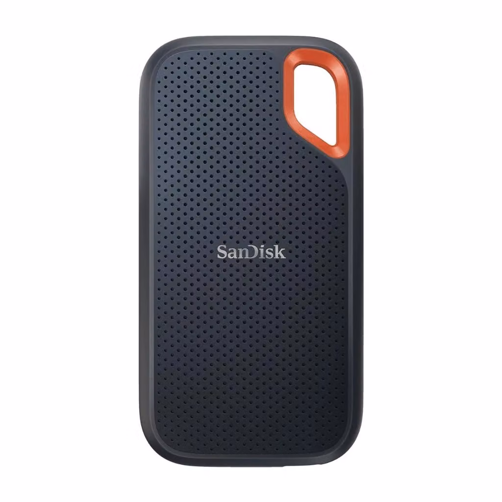 Hard Disk Esterno SSD SanDisk da 2TB USB 3.2 con connessione USB-C, Nero – 2