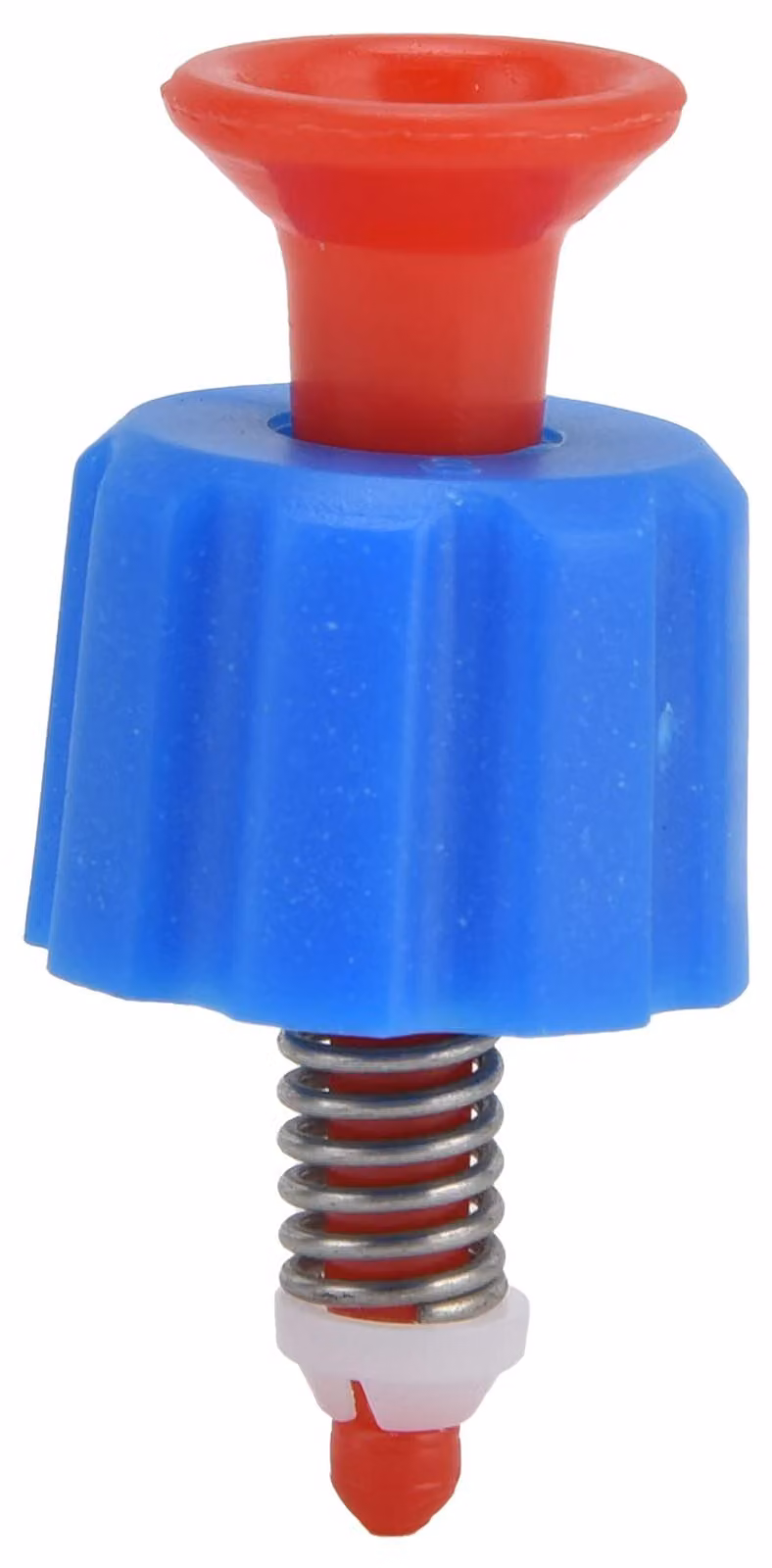 Valvola di sovrapressione in polipropilene per serbatoi di spruzzatore portatile da 3L, 5L e 8L, colore rosso e blu