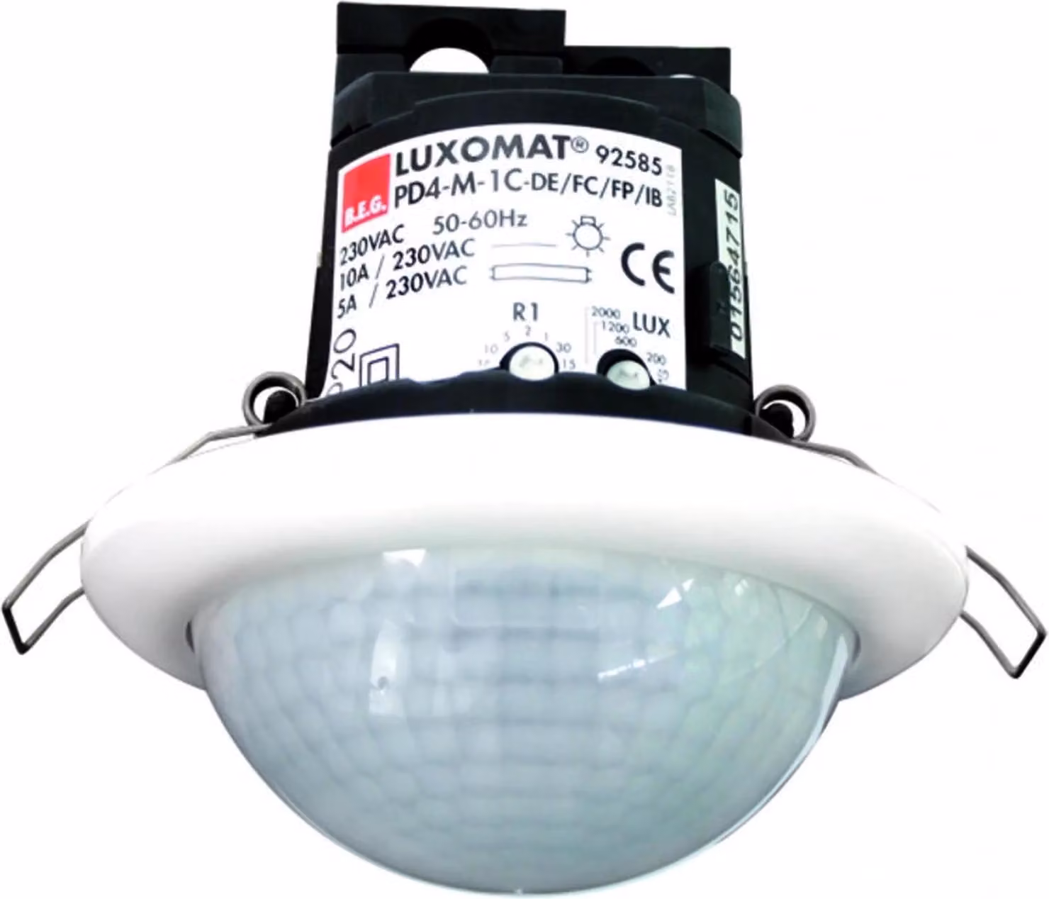 Rilevatore di presenza da incasso a soffitto BEG, master, bianco, PD4-M-1C-DE, 360°, 1 pz.