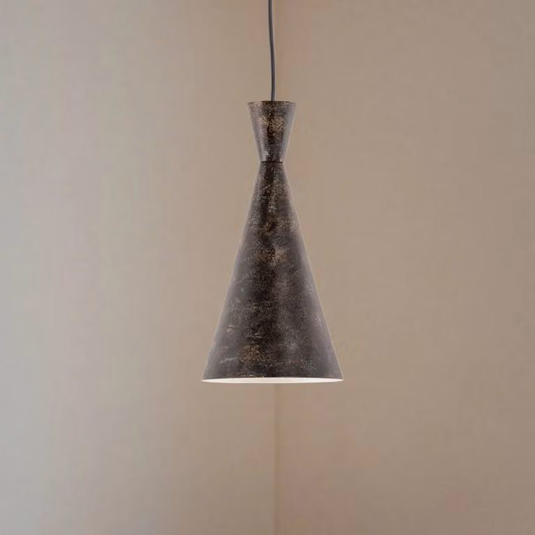 Lampada a sospensione Tom Opviq, dimmerabile, Marrone / Ruggine, Soggiorno / Sala da pranzo, Metallo, Giovanile, Lampada a sospensione