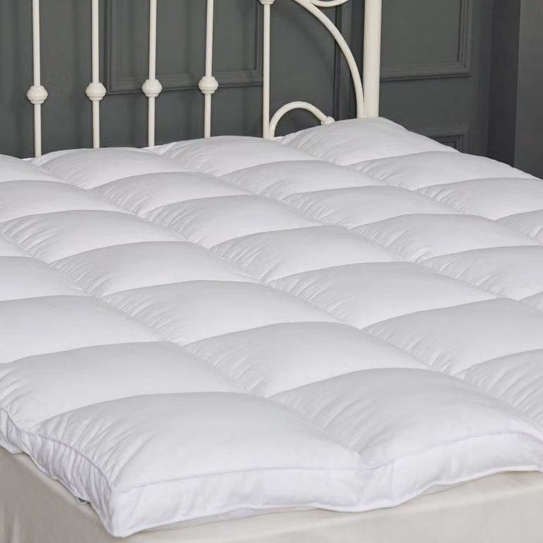 Topper per materasso, alternativa al piumino, 2 pollici, soffice, con 4 cinghie, misura Twin XL