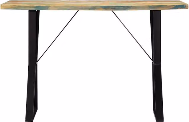 Tavolo da Pranzo 120x60x76 cm in Legno Massello di Recupero 247950