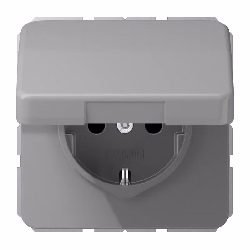 Jung CD1520BFKIKLGR Presa SCHUKO® 16 A 250 V ~ grigia