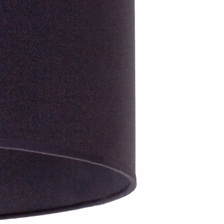 Paralume Roller Ø 50 cm, nero Duolla, Nero, Tessuto / Stoffa / Seta