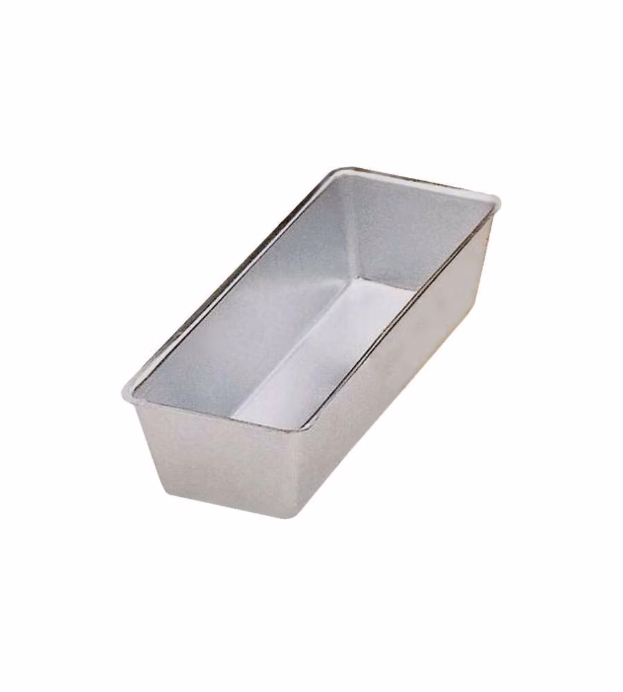 Stampo per Plumcake Rettangolare Ottinetti in Alluminio Argento L: 22 cm, H: 9 cm