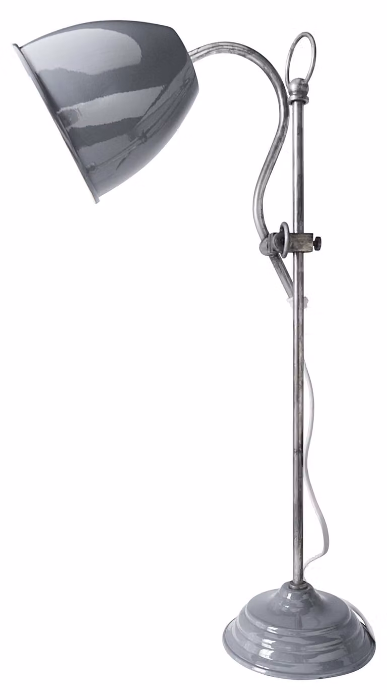 Lampada da tavolo in metallo Näve; colore: grigio, 3110416