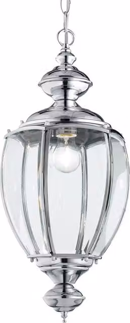 Sospensione Rustica-Country Norma Metallo Cromo 1 Luce E27