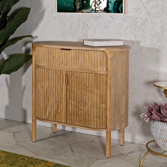 Madia Falomo, Credenza un Cassetto, 81x46x82h cm Marrone Ciliegio