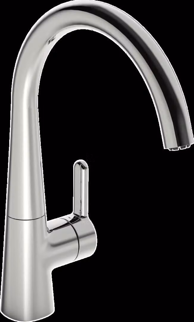HANSA HANSADESIGNO Style Robinet de cuisine, basse pression, chromé, saillie 219mm, 51021183, 51021183