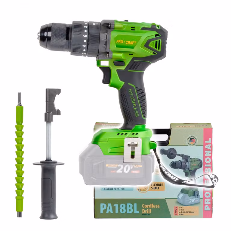 Avvitatore a percussione a batteria Procraft PA18BLbb
