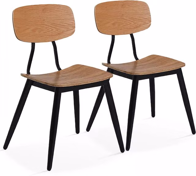 Oviala - Set di 2 sedie in legno