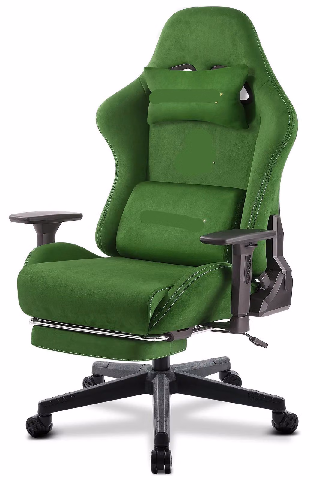 Sedia da gaming - Sedia da ufficio - Sedia ergonomica - Sedia per ufficio - Materiale in pelle scamosciata - Braccioli regolabili