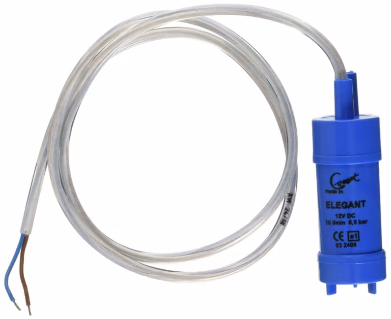 Pompa sommergibile Elegant, 12 V - 10 litri, 0,5 bar, con protezione contro il funzionamento a secco