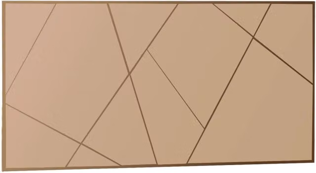 Specchio in legno "Orezo" - 120 x 60 cm - Bronzo