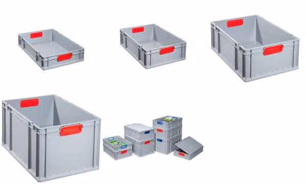 Allit ProfiPlus Aufbewahrungsbox grau 40,0 x 60,0 x 12,0 cm