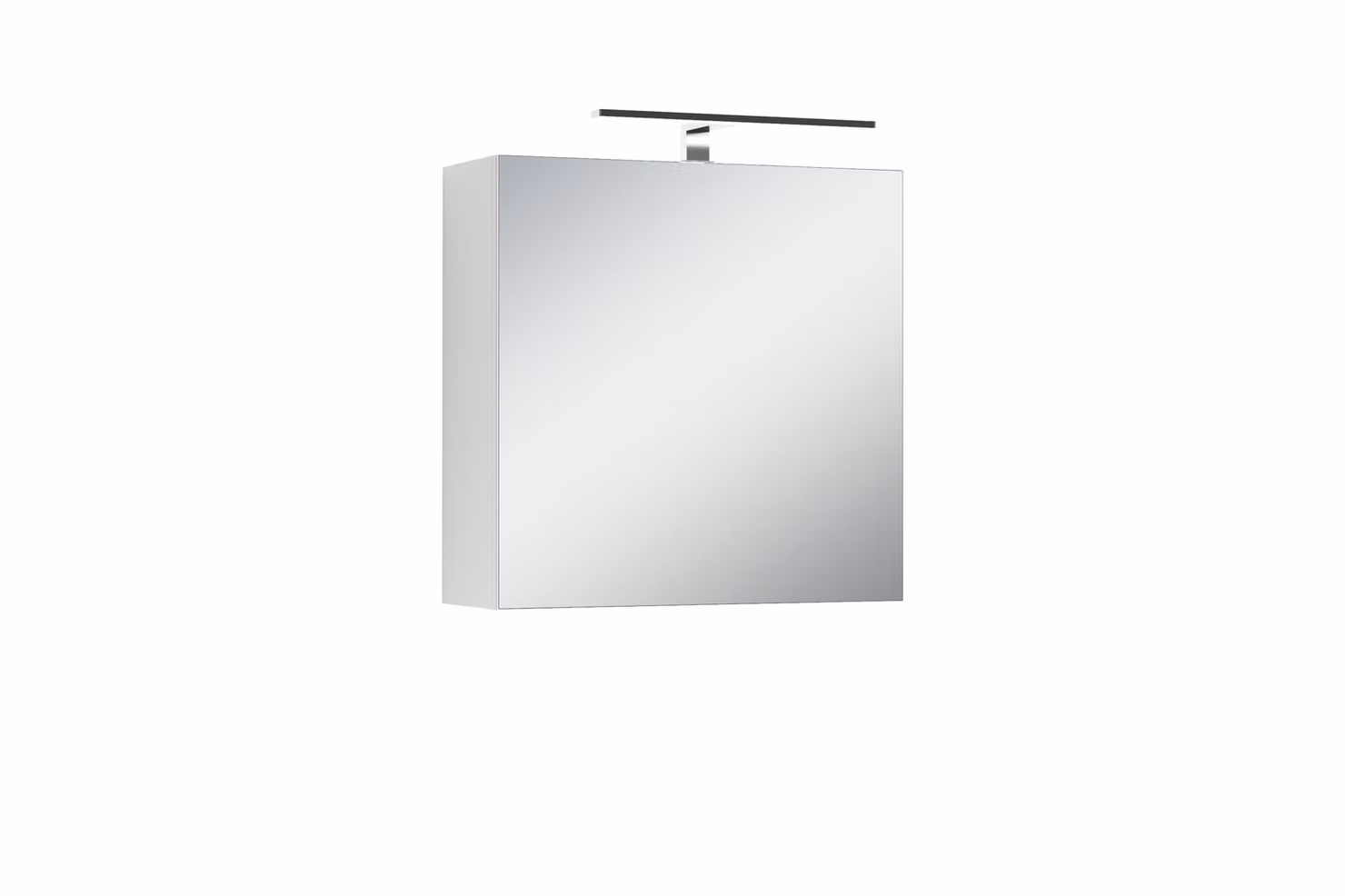 Armadietto a specchio >SPREE< bianco 60 x 60 x 20 cm (LxAxP)