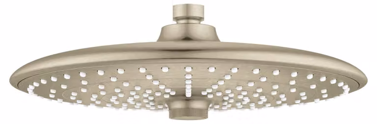 Doccetta da soffitto Euphoria 260, 3 getti, finitura in nichel spazzolato, forma rotonda