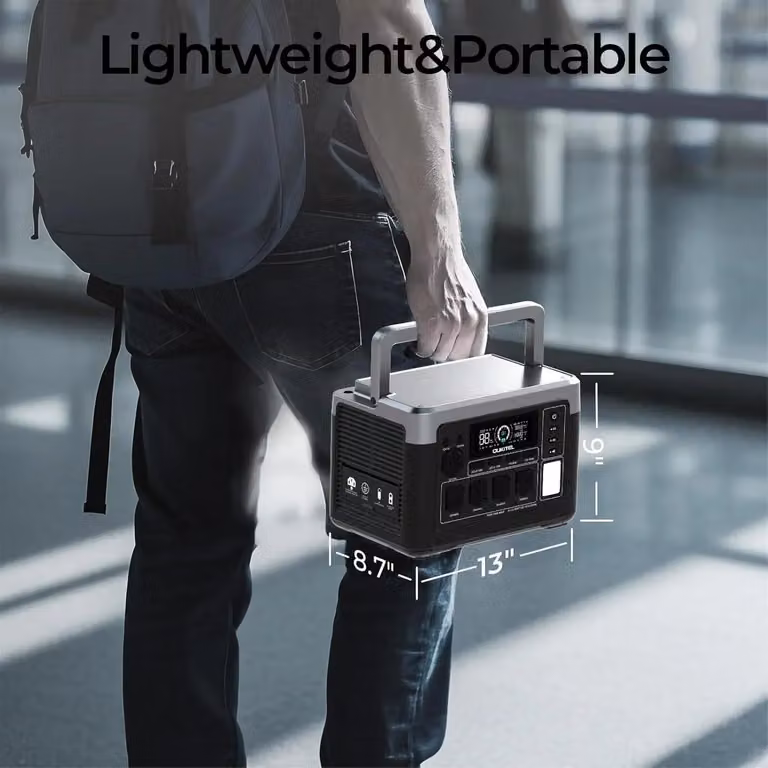 Centralina portatile – Alimentazione mobile – Gruppo di continuità – Batteria per campeggio – 1024Wh LiFePO4