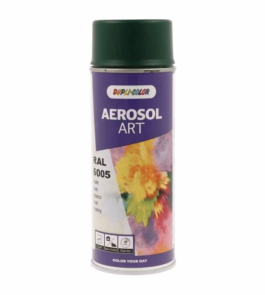 Dupli-Color Vernice Spray RAL 6005 Verde Muschio Satinato 400 ml