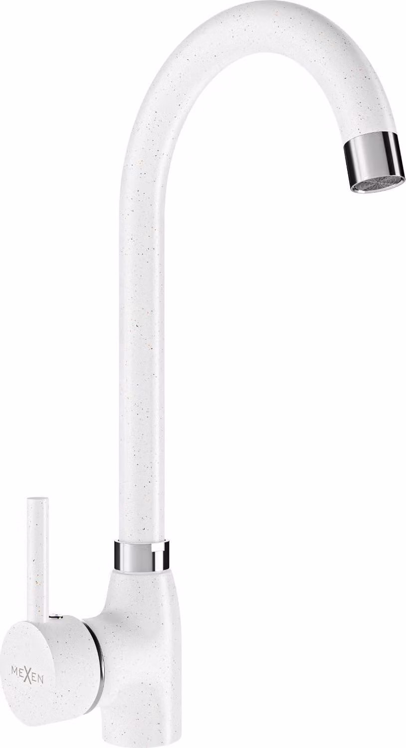 Mexen Telma rubinetto da cucina, bianco maculato - 670200-26