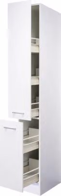 Dispensa da cucina - larghezza 30 cm - Bianco - Toska