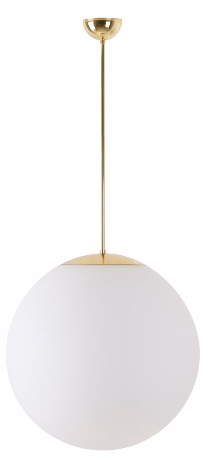 OSMONT ADR60158 ADRIA P4 apparecchio a sospensione in vetro ottone lucido / bianco IP40 3000 K 41W LED DALI