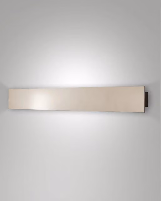 Lampada da Parete Fabas Lotus LED 20W Oro Opaco Dimmerabile in Alluminio L: 64,5 cm