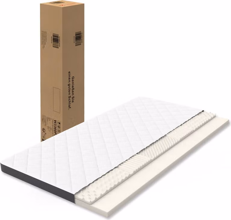 Coprimaterasso 140x200 cm, 7 zone, H3, 7 cm di altezza, Oeko-TEX, ergonomico