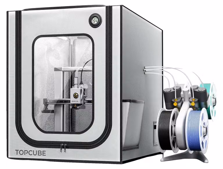 alloggiamento per stampante 3D, illuminazione a LED, riduzione del rumore, alloggiamento A1