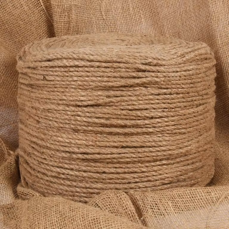 Corda in juta vidaXL colore beige, lunghezza 50 m, spessore 6 mm
