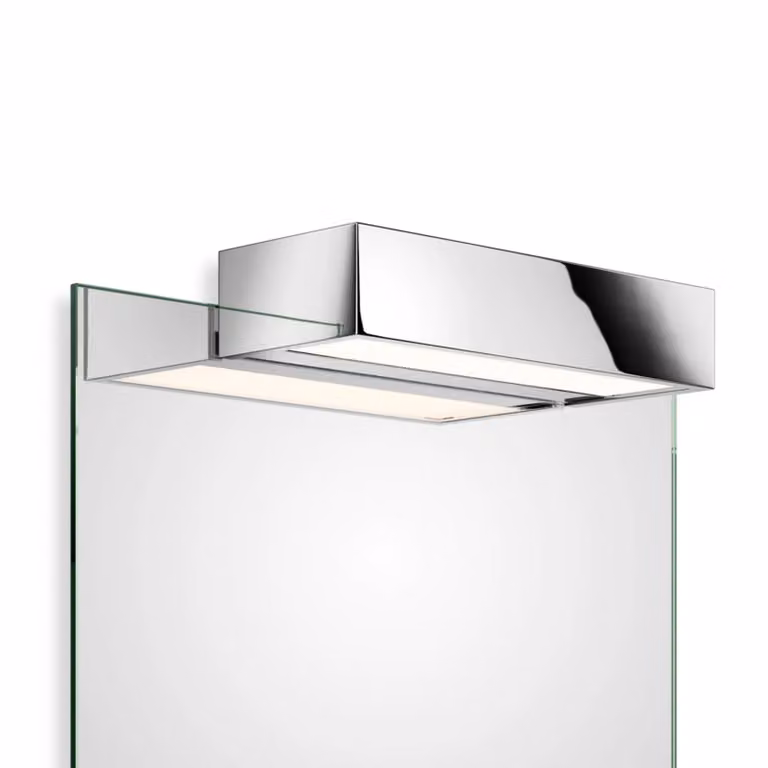 Decor Walther Applique da parete Box 1-25, dimmerabile, Cromo / Argento, Soggiorno / Sala da pranzo, Plastica, Moderno, Applique