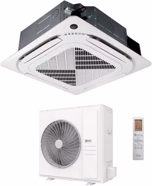 Condizionatore a Cassetta Ferroli Giada-C 36000 Btu 2CP0046F R-32 Bianco con Wi-Fi Integrato, App Control e Telecomando